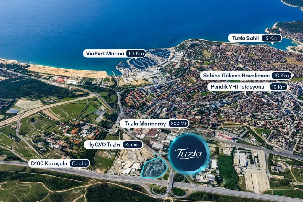 Tuzla lokasyon haritası